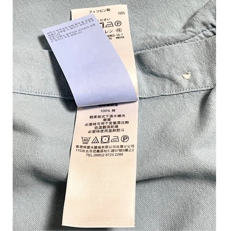 Ralph Lauren 長袖ボタンダウンシャツ サックス Sサイズ