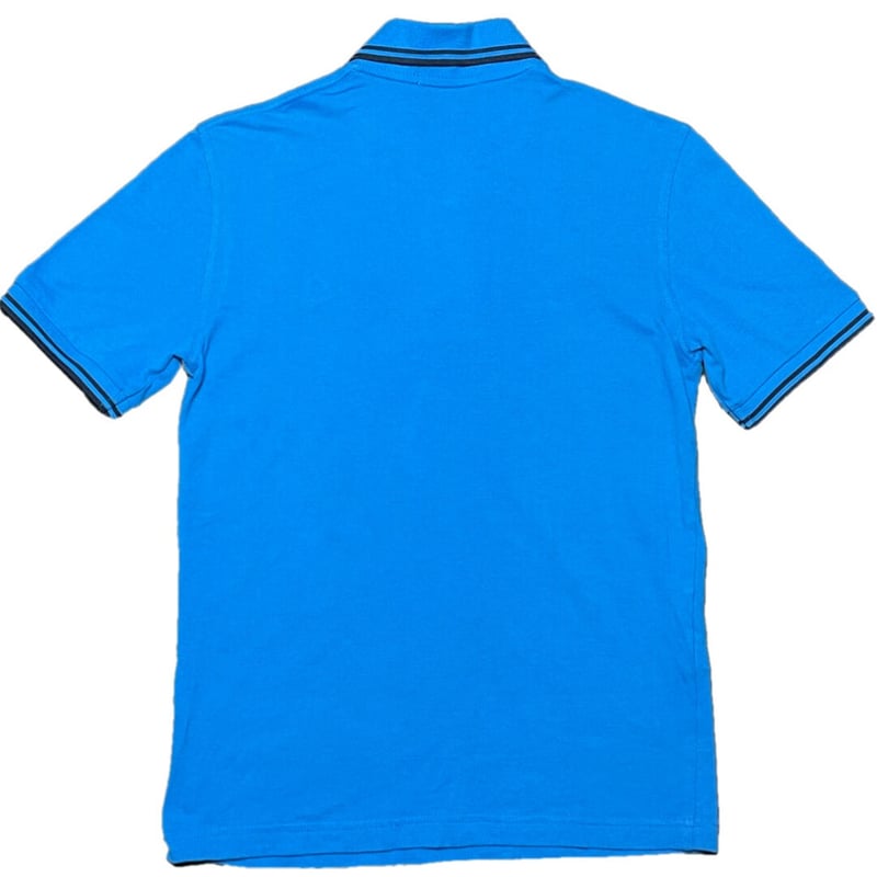 MADE IN ENGLAND製 FRED PERRY 襟ライン半袖鹿の子ポロシャツ