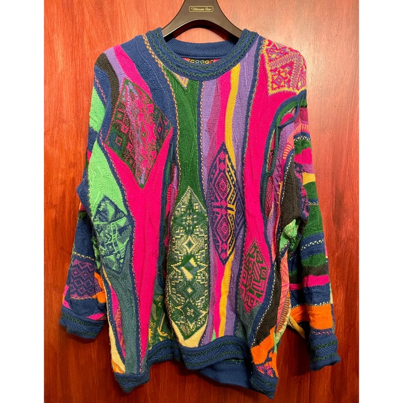 クージー　COOGI ウール　3Dニット　マルチカラー 中古・古着通販】Coogi (クージー) 3Dニット マルチカラー サイズ:SS