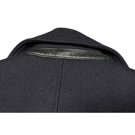 MADE IN ITALY製Wool&Cashmere ITALIAN MELTON生地使用 nano universe メルトンコート ネイビー Sサイズ