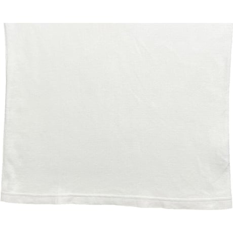 ▲訳あり商品▲ MADE IN USA製 three dots サーマル地ヘンリーネック半袖Tシャツ ホワイト Sサイズ