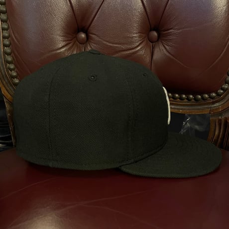 レア MADE IN USA製 NEW ERA × NEW YORK YANKEES 59FIFTY ウールベースボールキャップ ブラック 7-3/8 58.7cm