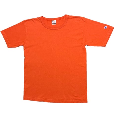 MADE IN USA製 Champion T1011 ヘビーウェイト半袖Tシャツ オレンジ Mサイズ