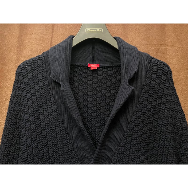 MADE IN ITALY製 altea slim fit テーラード型ニット