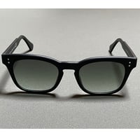 ★新品★ MADE IN ITALY製 SARAGHINA MICHELANGELO 115-MGR サングラス ブラック グリーンレンズ