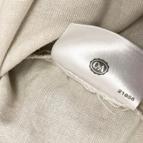 LANDHAUS C&A 長袖チロリアンシャツ ベージュ Lサイズ
