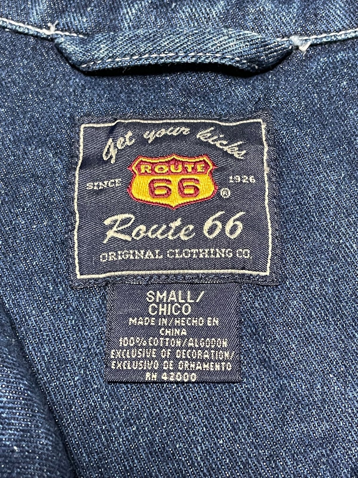 ROUTE66 デニムスタジャン ルート66 デニム スタジャン スカジャンの 