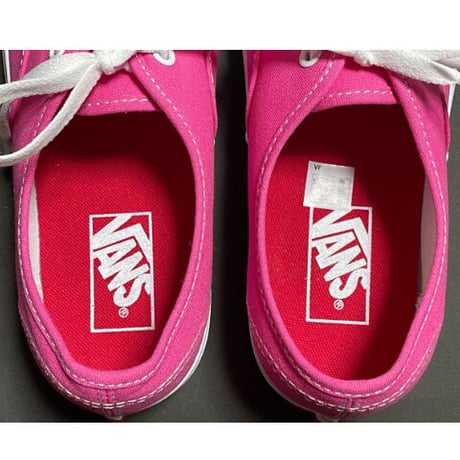 箱付き VANS AUTHENTIC スニーカー ピンク US6.5/24.5cm