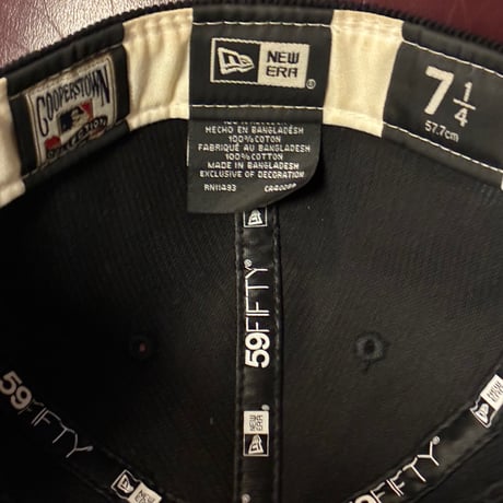 NEW ERA × MLB ARIZONA DIAMONDBACKS COOPERSTOWN COLLECTION 59FIFTY コーデュロイベースボールキャップ ブラック 7-1/4 57.7cm