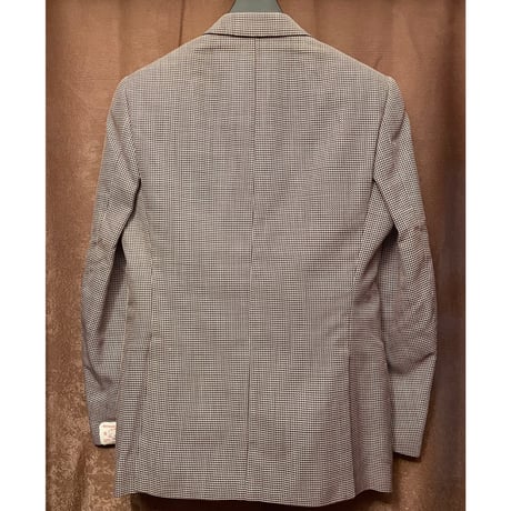 ☆タグ付き新古品☆ 極上品 MADE IN ITALY製 ROMAN STYLE by Brioni ジャガード織り シルクテーラードジャケット ブラウン 46サイズ
