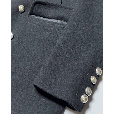 【SHIPS取り扱い】MADE IN ITALY製 U-Ni-Ty ウールロングコート ブラック 50サイズ