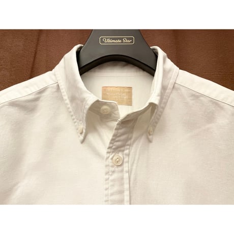 MADE IN JAPAN製 Maker's Shirt 鎌倉 COTTON 5.10 長袖ボタンダウンオックスフォードシャツ ホワイト Mサイズ