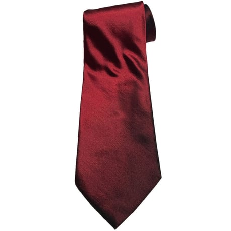 MADE IN ITALY製 DOLCE&GABBANA グラデーションソリッドシルクネクタイ レッド