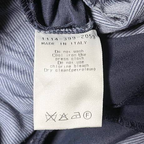 【ユナイテッドアローズ取り扱い】MADE IN ITALY製 Rotasport コットンリネンサマースラックス ネイビー 48サイズ