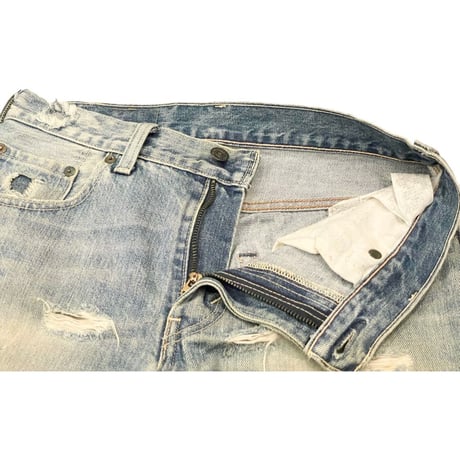 LEVI'S 505 ダメージデニムパンツ ライトインディゴ W29×L32サイズ
