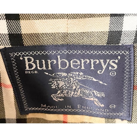 MADE IN ENGLAND製 OLD BURBERRY ステンカラーコート ベージュ
