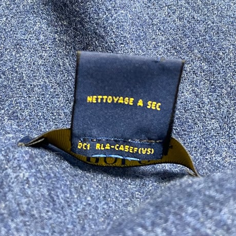 MADE IN ITALY製 POLO RALPH LAUREN ヴァージンウールマフラー ネイビー