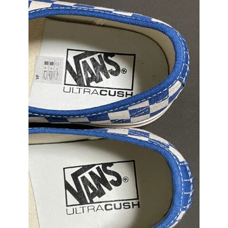 ▲訳あり商品▲ 箱付き VANS AUTHENTIC 44 Dx スニーカー ブルーギンガムチェック US7.5/25.5cm