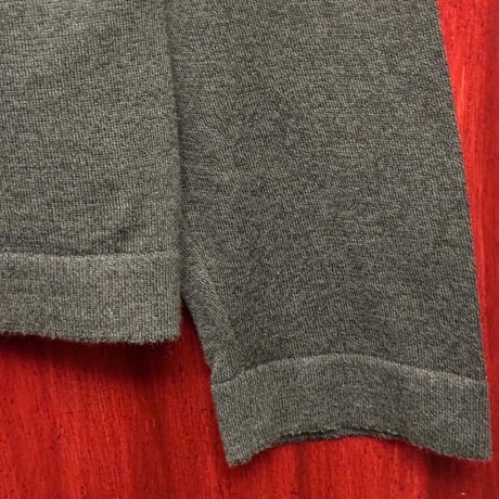 ▲訳あり商品▲ MADE IN ENGLAND製 JOHN SMEDLEY クルーネックウールコットンセーター グリーン Sサイズ