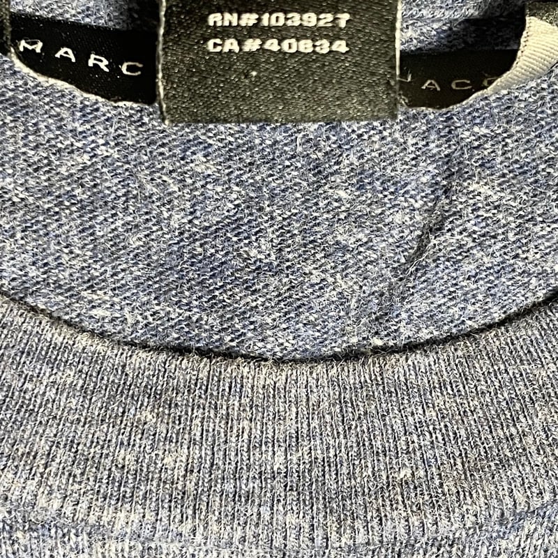 MARC BY MARC JACOBS 長袖ラグランTシャツ インディゴ Sサイズ | Ult