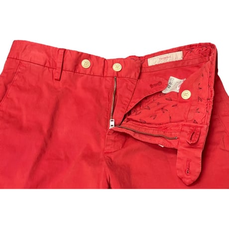 ☆タグ付き新古品☆ VICOMTE A. カラースラックス レッド 36サイズ