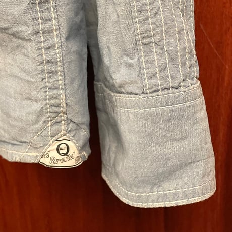 MADE IN JAPAN製 WTAPS 長袖ダンガリーシャツ ライトインディゴ Mサイズ