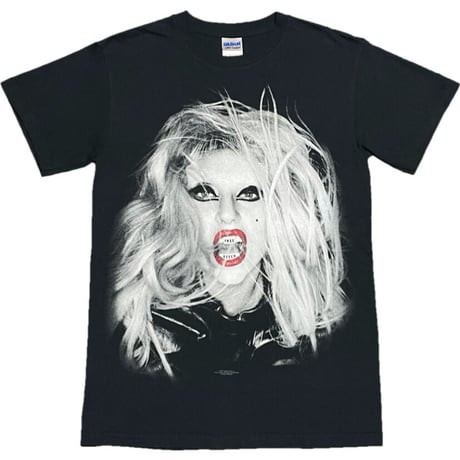 LADY GAGA THE BORN THIS WAY BALL 半袖Tシャツ GILDANボディ ブラック Sサイズ