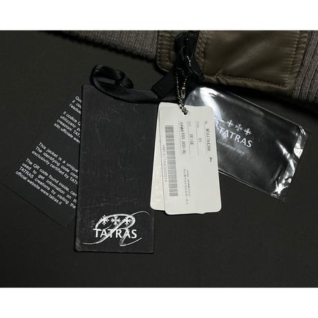 ☆タグ付き新古品☆ MADE IN POLAND製 TATRAS MA-1型ダウンジャケット カーキ 01サイズ