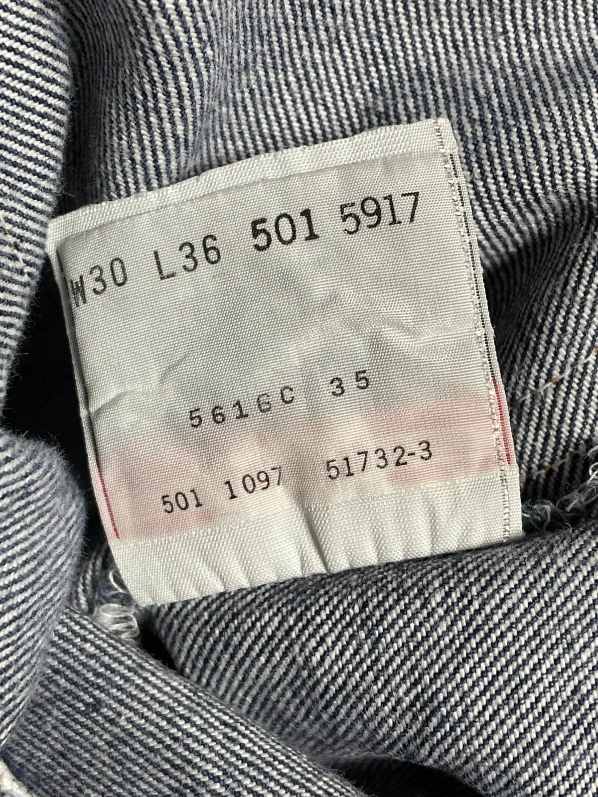 MADE IN USA製 LEVI'S 501xx デニムパンツ インディゴ W30×L36 MADE IN USA製 LEVI'S 501xx デニムパンツ インディゴ W30×L36