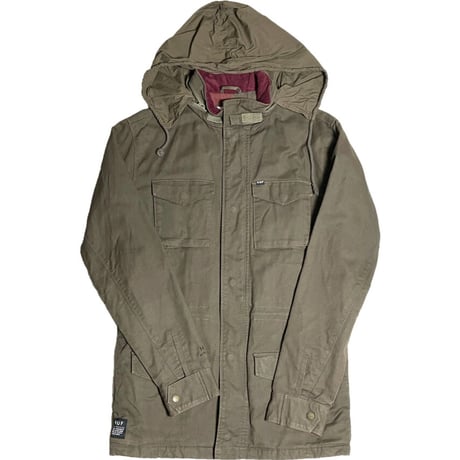 HUF M65型ミリタリージャケット カーキ Sサイズ
