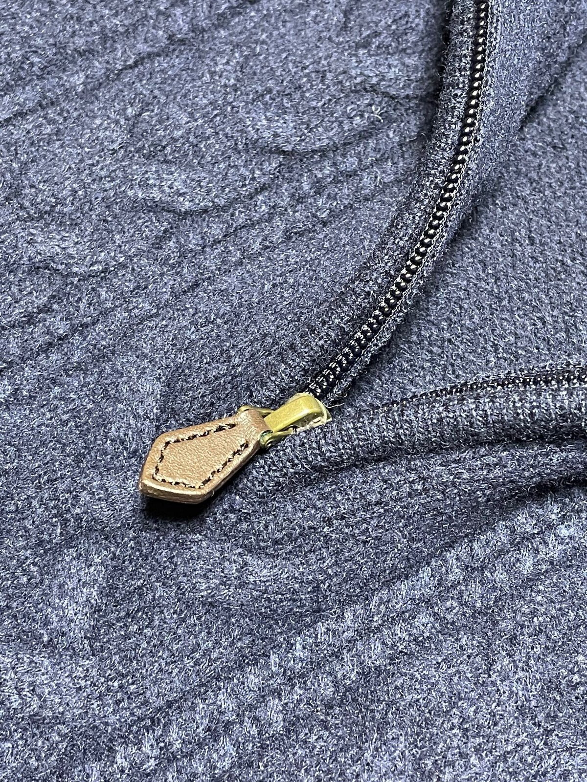 BROOKS BROTHERS 346 ハーフジップラムウールセーター ネイビー L