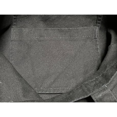 MISTERGENTLEMAN ロゴ入り帆布トートバッグ ブラック