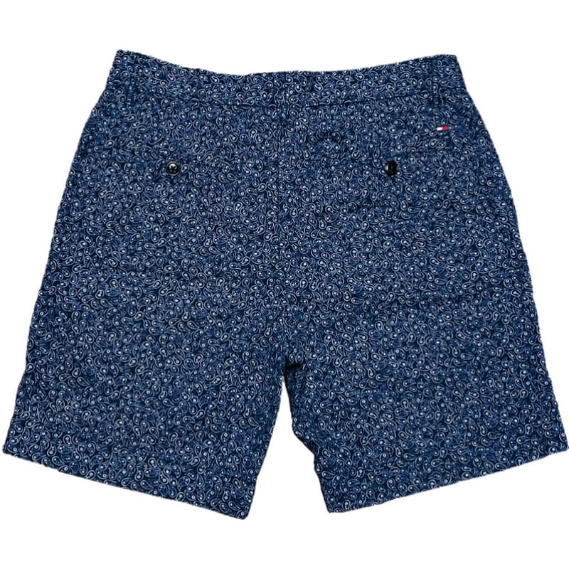 ペイズリー パンツ ネイビー 美品】ISSEY MIYAKE ペイズリーストレッチ  