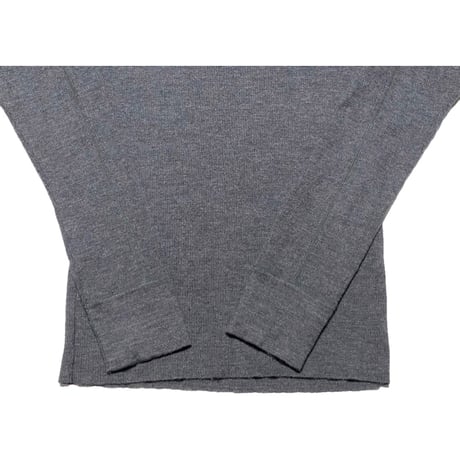 MADE IN JAPAN製 BLACKBARRETT by NEIL BARRETT クルーネックウールセーター チャコールグレー 3サイズ