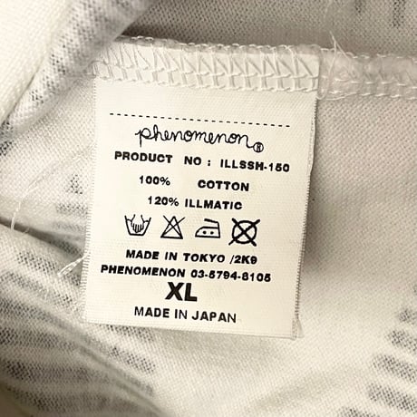 MADE IN JAPAN製 PHENOMENON 2009年モデルプリントタンクトップ ホワイト XLサイズ