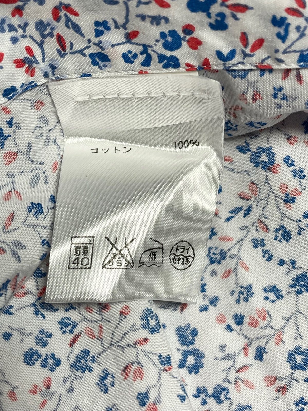 nano universe取り扱い】MASTAI FERRETTI 長袖花柄シャツ ホワイト