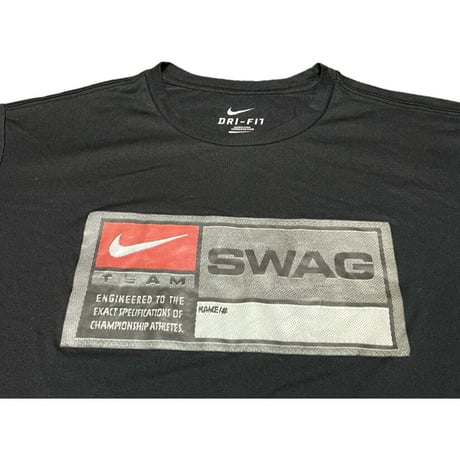 NIKE SWAG 半袖ドライTシャツ ブラック Lサイズ