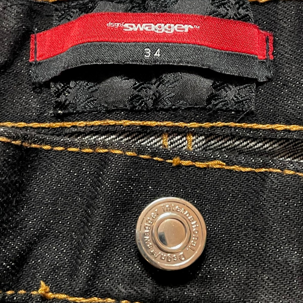 SWAGGER ブラックデニムハーフパンツ ブラック W34サイズ SWAGGER ブラックデニムハーフパンツ ブラック W34サイズ