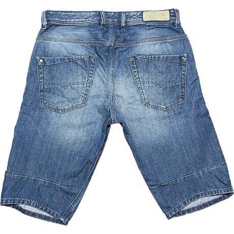 DIESEL デニムハーフパンツ ライトインディゴ W30サイズ