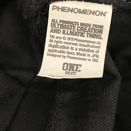 激レア MADE IN JAPAN製 PHENOMENON 2009年モデル 収納手袋 ブラック Fサイズ