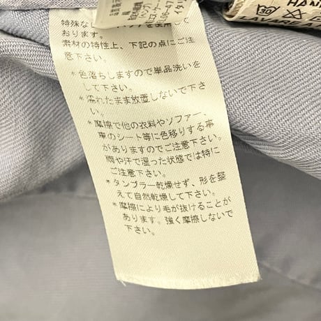 ▲訳あり商品▲ MADE IN ITALY製 JACOB COHEN テーラードジャケット型コットンヘンプジャケット サックスブルー Lサイズ