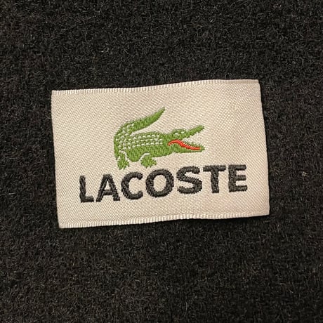 LACOSTE マフラー ブラック