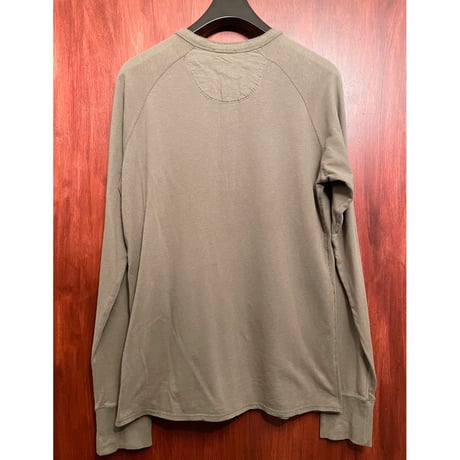 BOSS ORANGE 長袖ヘンリーネックTシャツ ブラウン Sサイズ