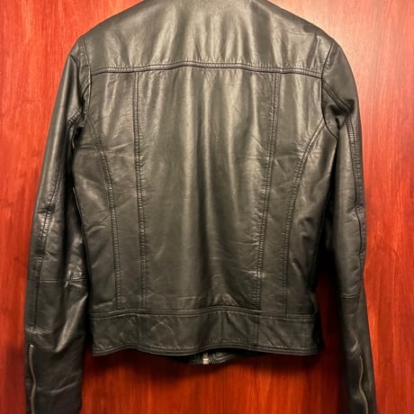 Nudie Jeans Goat Leather 本革 ヤギ革 ゴートレザージャケット ブラック Sサイズ