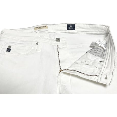 MADE IN USA製 ADRIANO GOLDSCHMIED ホワイトデニムパンツ ホワイト W30サイズ