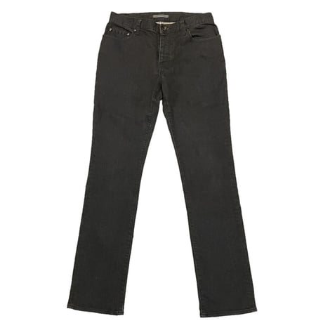 john varvatos ストレッチブラックデニムパンツ ブラック W30Rサイズ