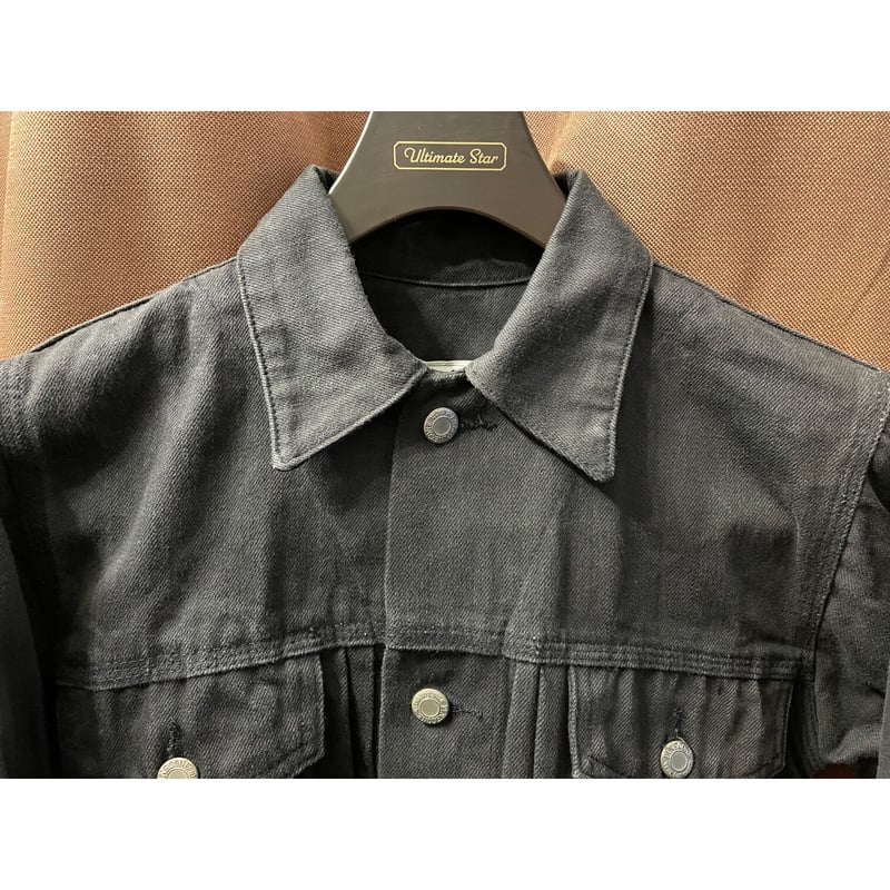 MADE IN USA製 PINECONE ブラックデニムジャケット ブラック S MADE IN USA製 PINECONE ブラックデニムジャケット ブラック S