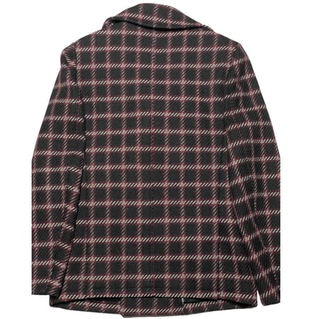 SCOTCH & SODA ウール混チェック柄Pコート マルチカラー Sサイズ