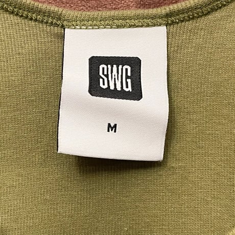▲訳あり商品▲ MADE IN JAPAN製 SWAGGER タンクトップ カーキ Mサイズ