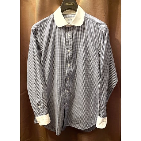 【極美品】Maker's Shirt鎌倉 Herdmans ギンガムリネンシャツ 極美品】Maker's Shirt鎌倉 Herdmans ギンガムリネンシャツ 極美